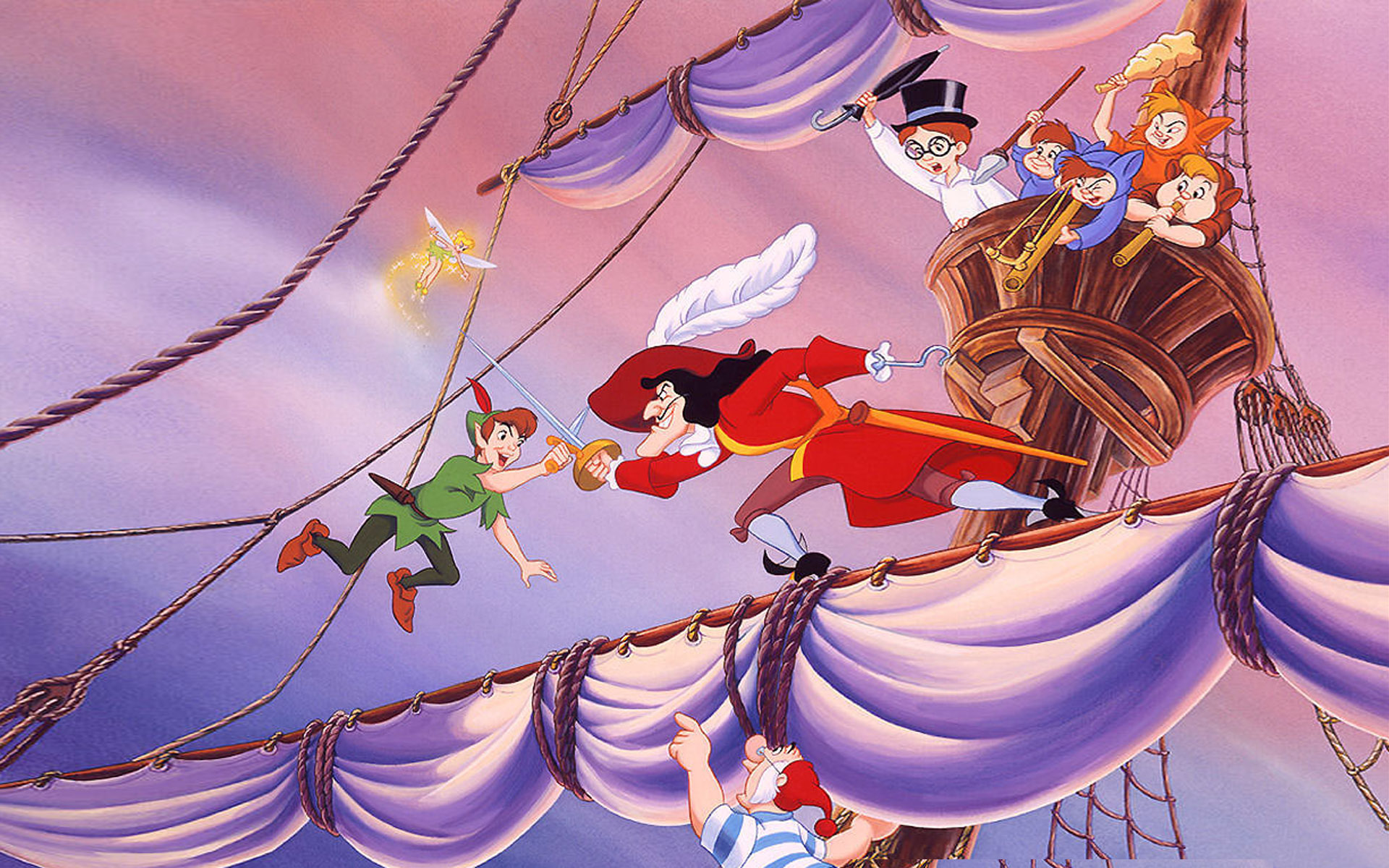 Peter Pan and the Lost Boys from Peter Pan by James Matthew Barrie
