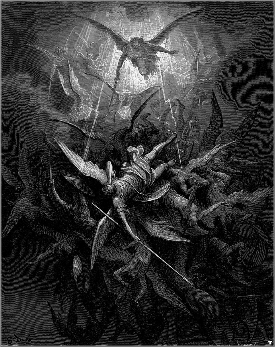 Satan from Paradise Lost by John Milton